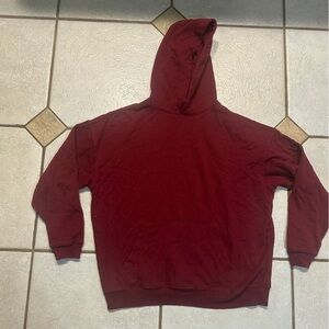 No Boundaries deep red Hoodie